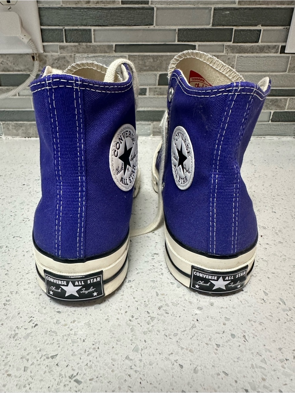 Converse unisex Men’s  and Women’s Purple High Top Chuck Taylor Sneakers